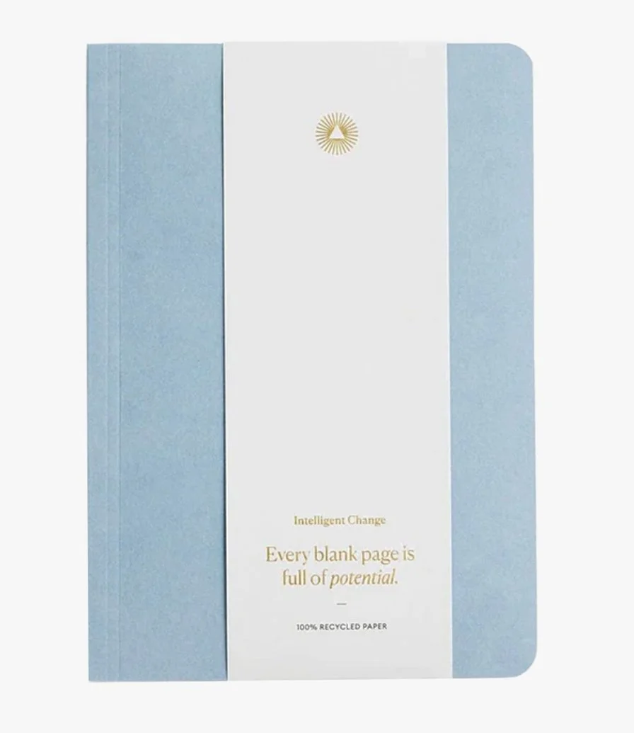 Light Blue Essential Notebook by Intelligent Change