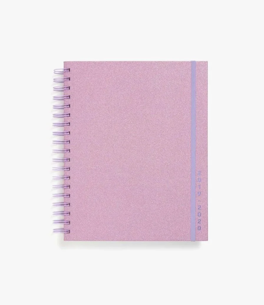 Lilac Glitter 17-Month Medium Planner by Ban.do