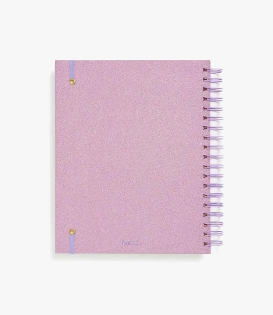 Lilac Glitter 17-Month Medium Planner by Ban.do