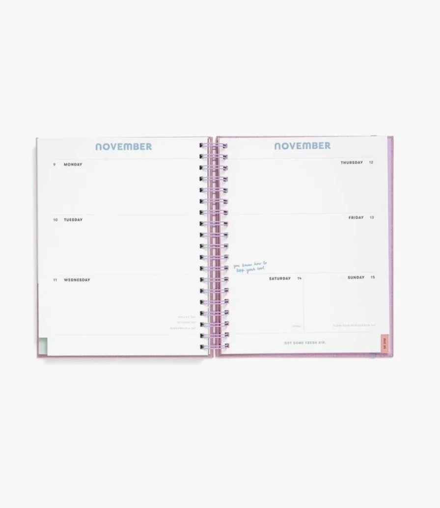 Lilac Glitter 17-Month Large Planner by Ban.do