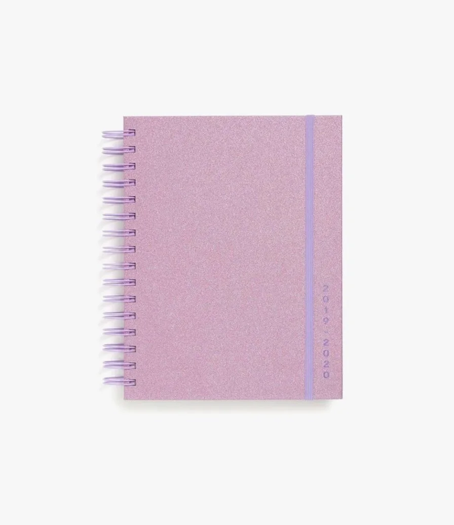 Lilac Glitter Rough Draft Mini Notebook by Ban.do