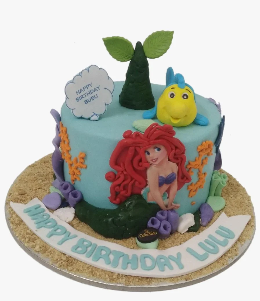 Little Mermaid 3D Birthday Cake