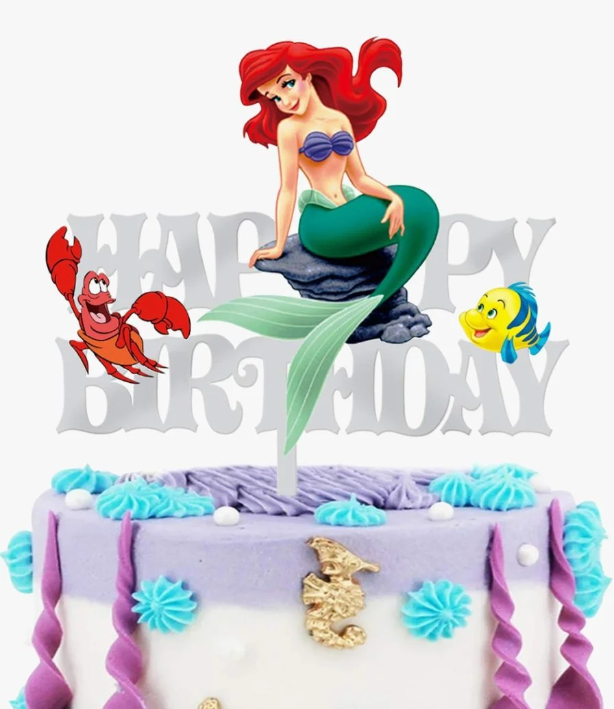 Little Mermaid Cake Topper