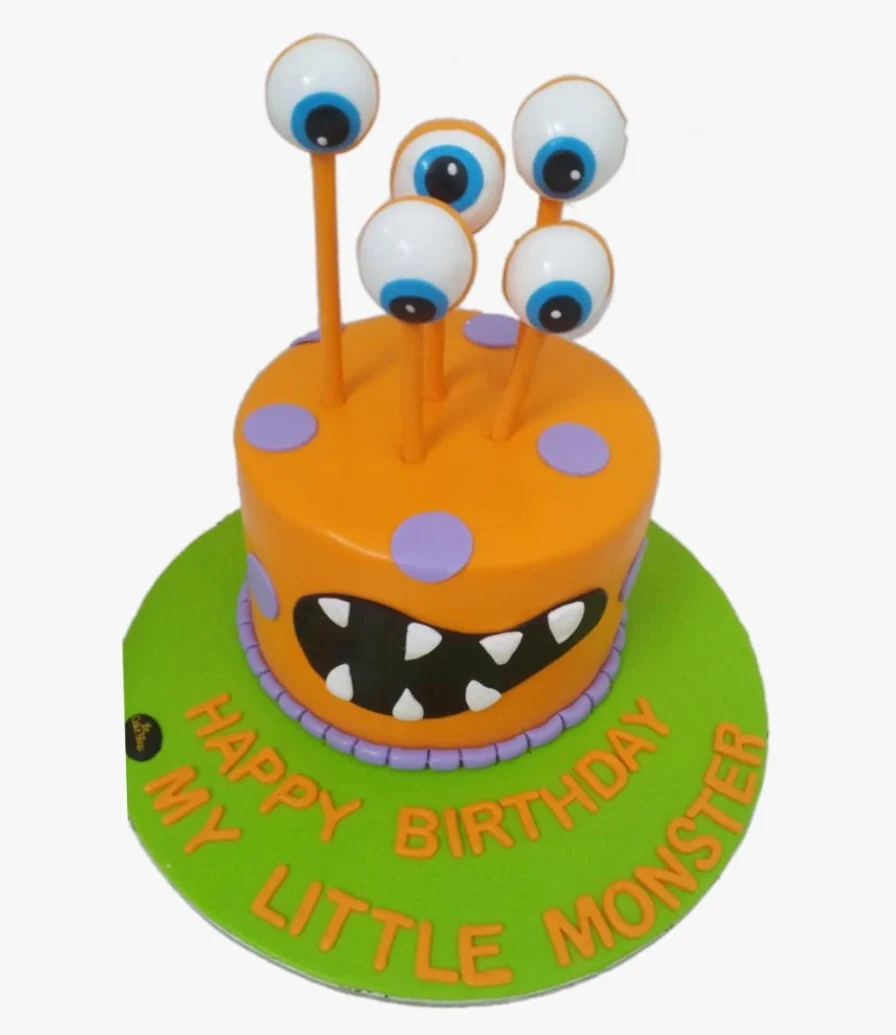 Little Monster 3D Birthday Cake