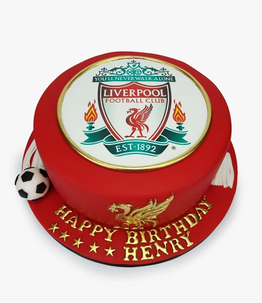 Liverpool FC Birthday Cake - Cake Zone