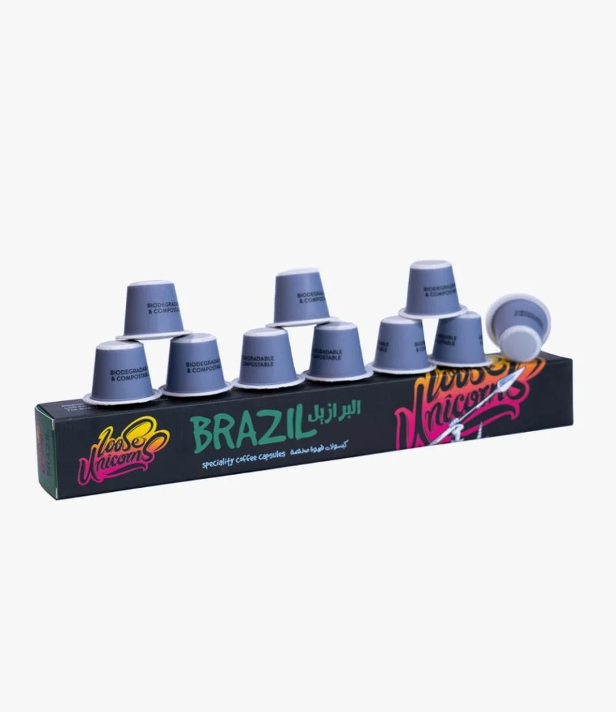 Brazil Specialty Coffee Capsules By Loose Unicorns 