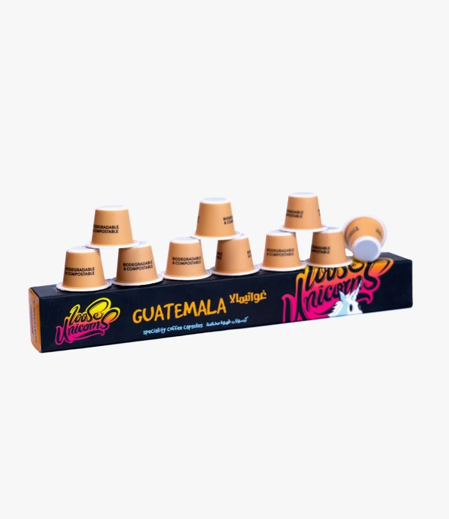 Guatemala Specialty Coffee Capsules By Loose Unicorns 