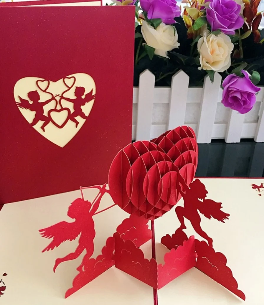 Cupid 3D Greeting Card