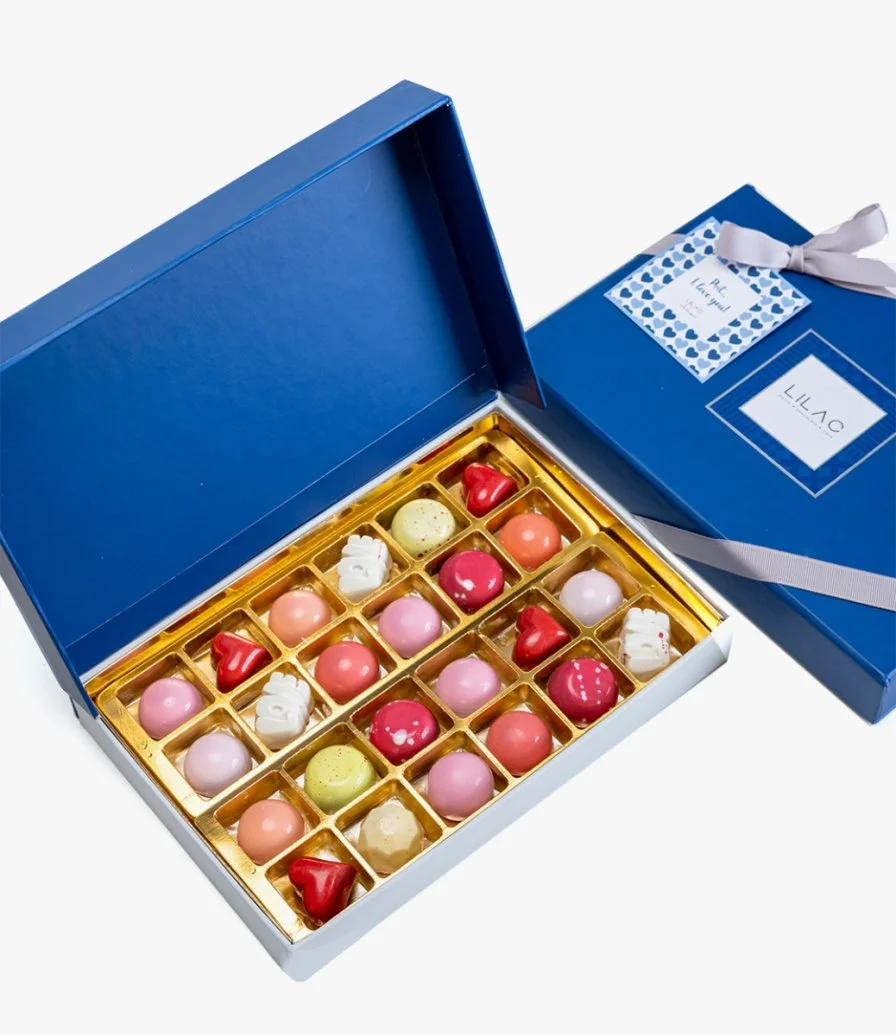 Love Colored Bonbon Box by Lilac (24 pcs)