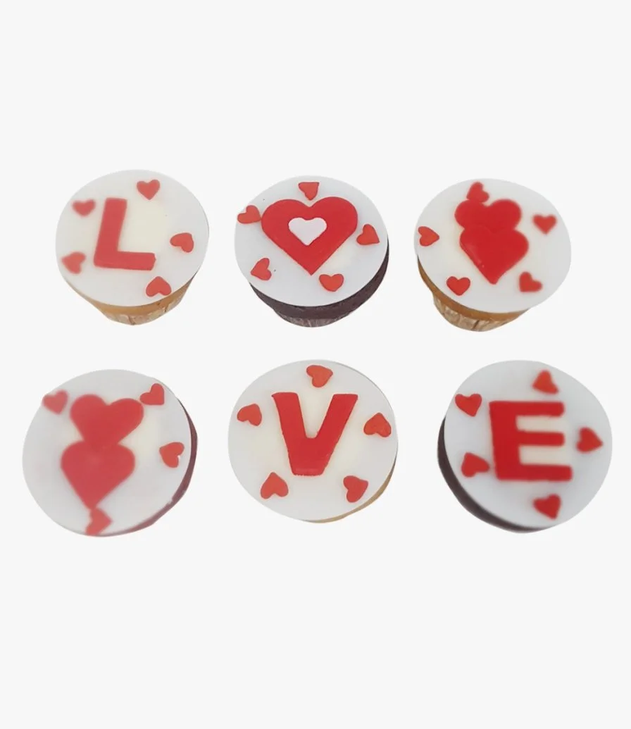 Love Valentines Cupcakes by Secrets