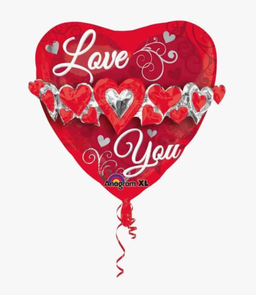 Love You Heart Balloon