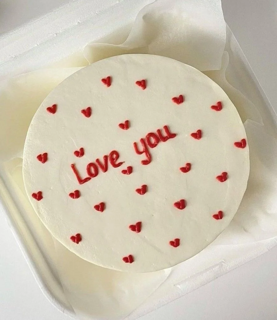 Love You Lunch Box Cake by Cake Flake