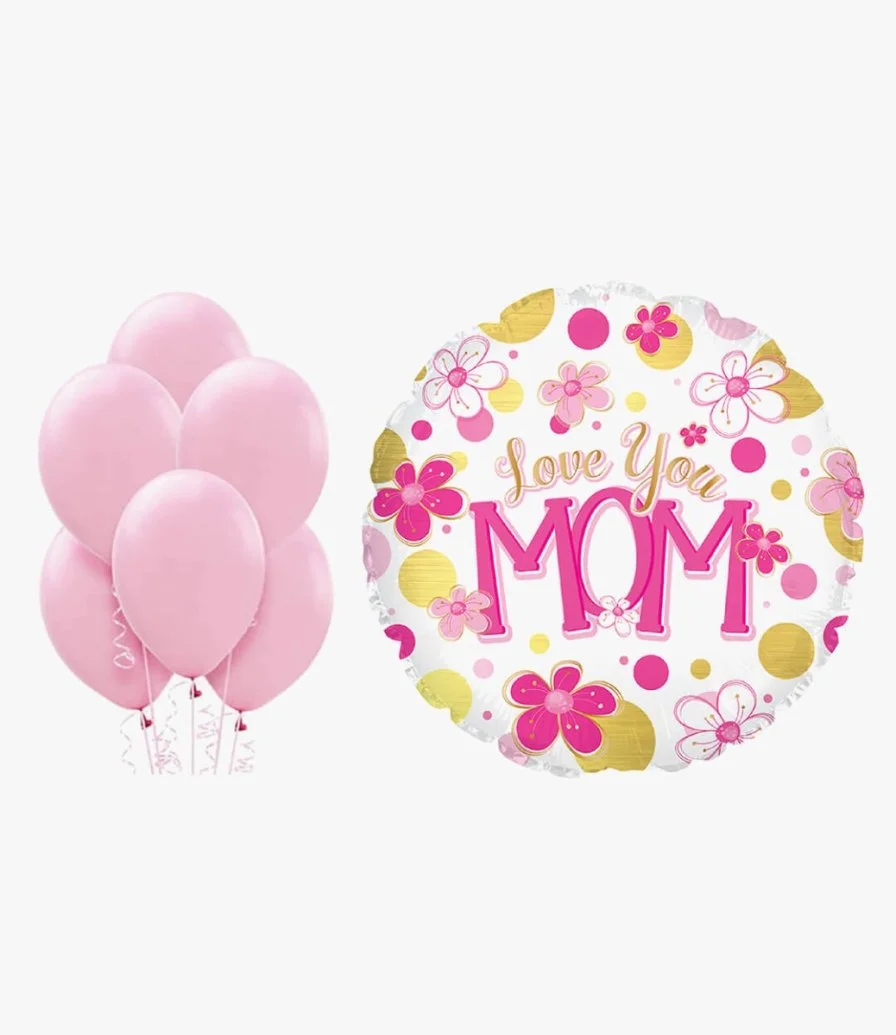 Love you Mom Balloon Bundle