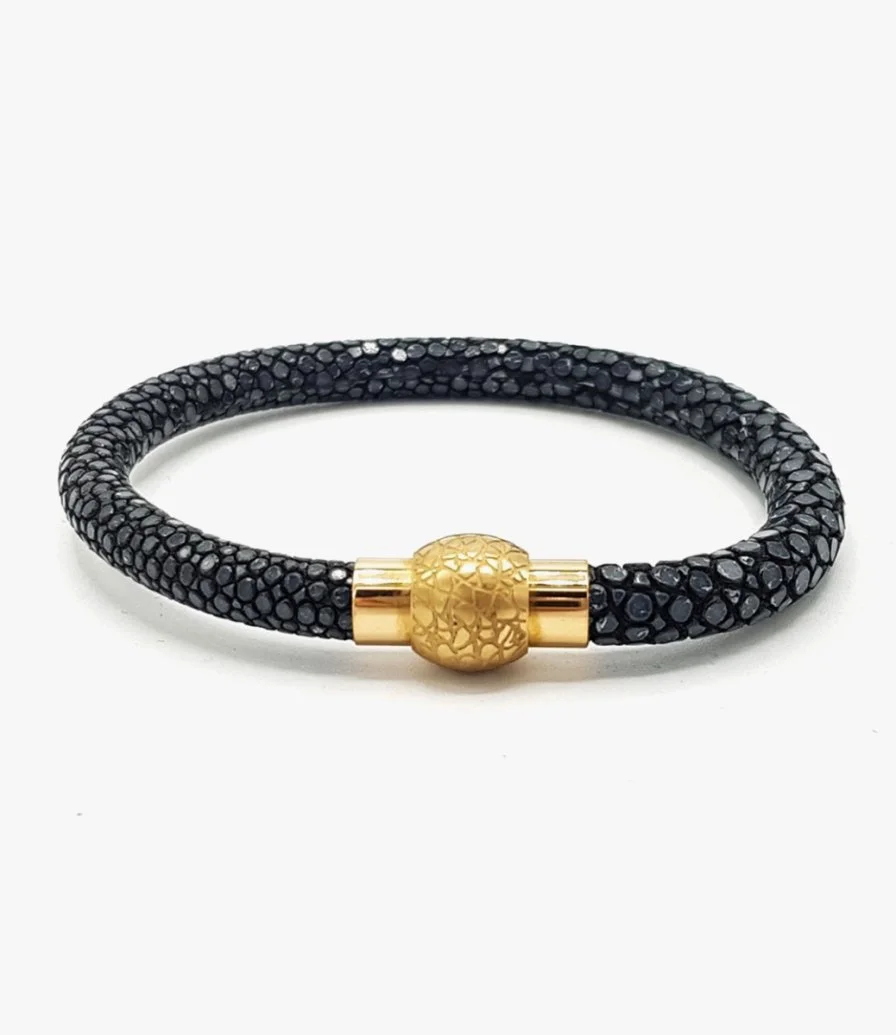 Luxury Stingray Leather Bracelet by Mecal