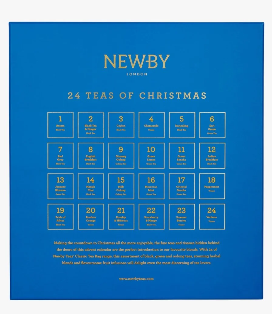 Luxury Tea Advent Calendar By Newby in Dubai Joi Gifts