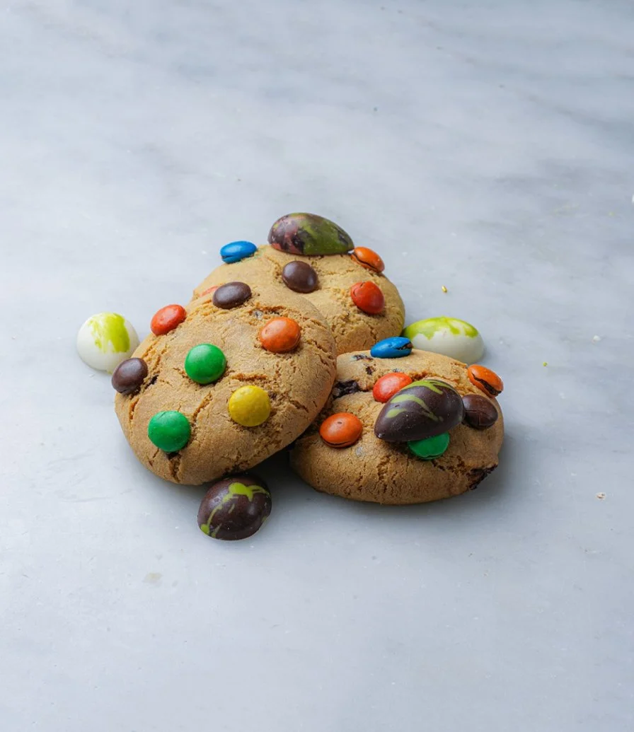 6 pcs M&M cookies by Bloomsbury's