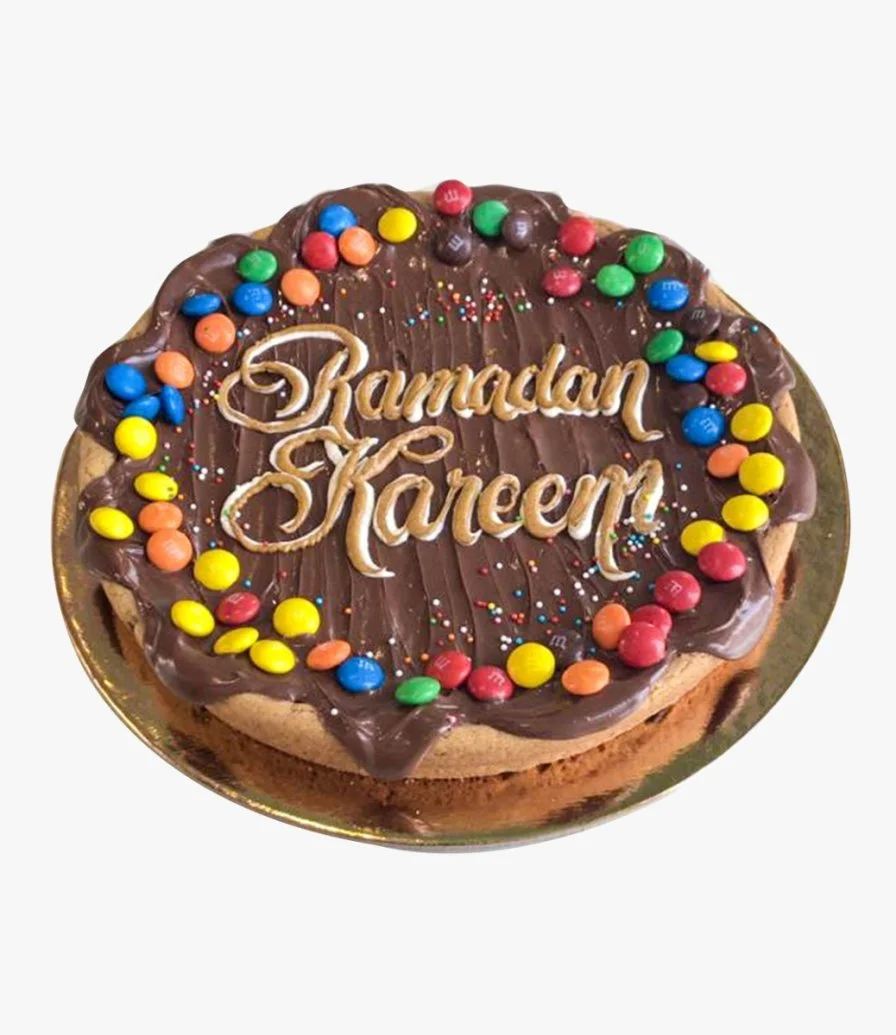 M&M's Ramadan Cookie Cake by Katherine's