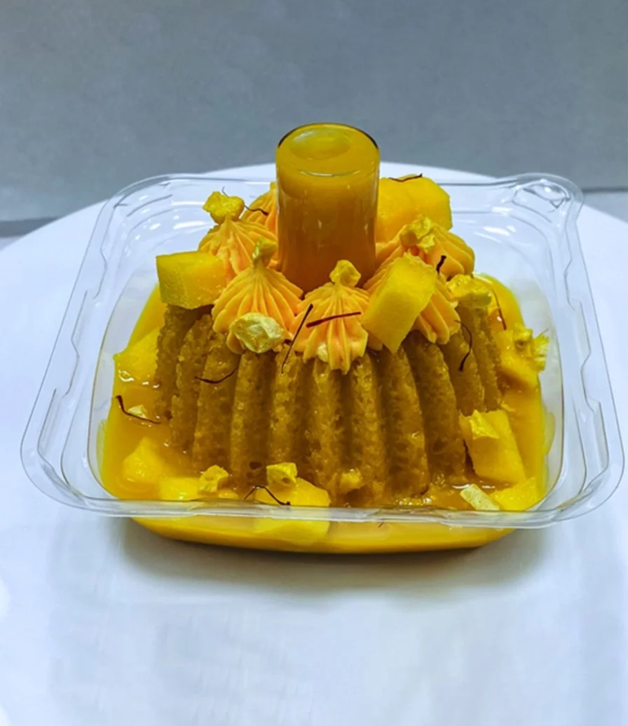 Mango Saffron Mawa Cake by Bloomsbury's
