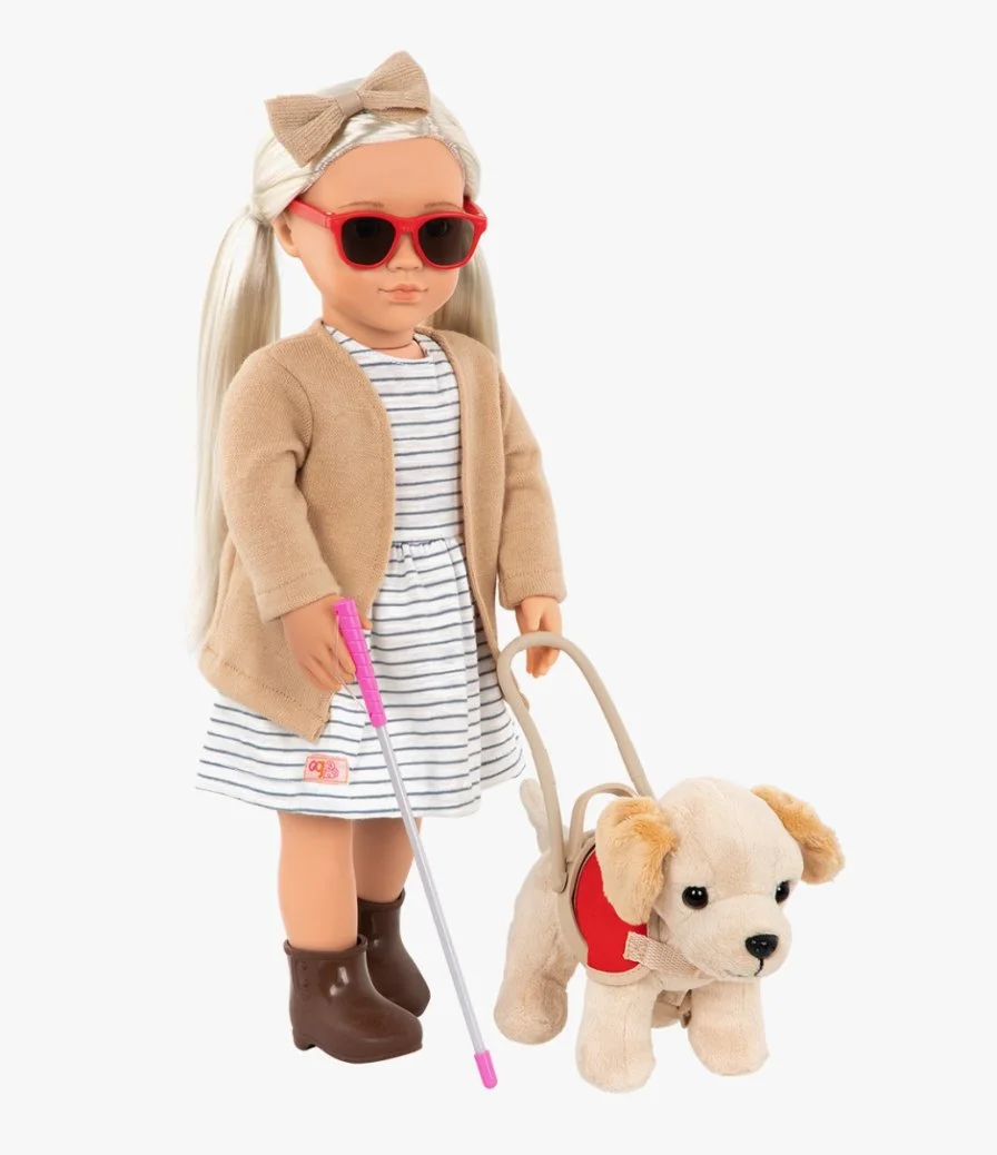 Marlow Doll with Guide Dog by Our Generation