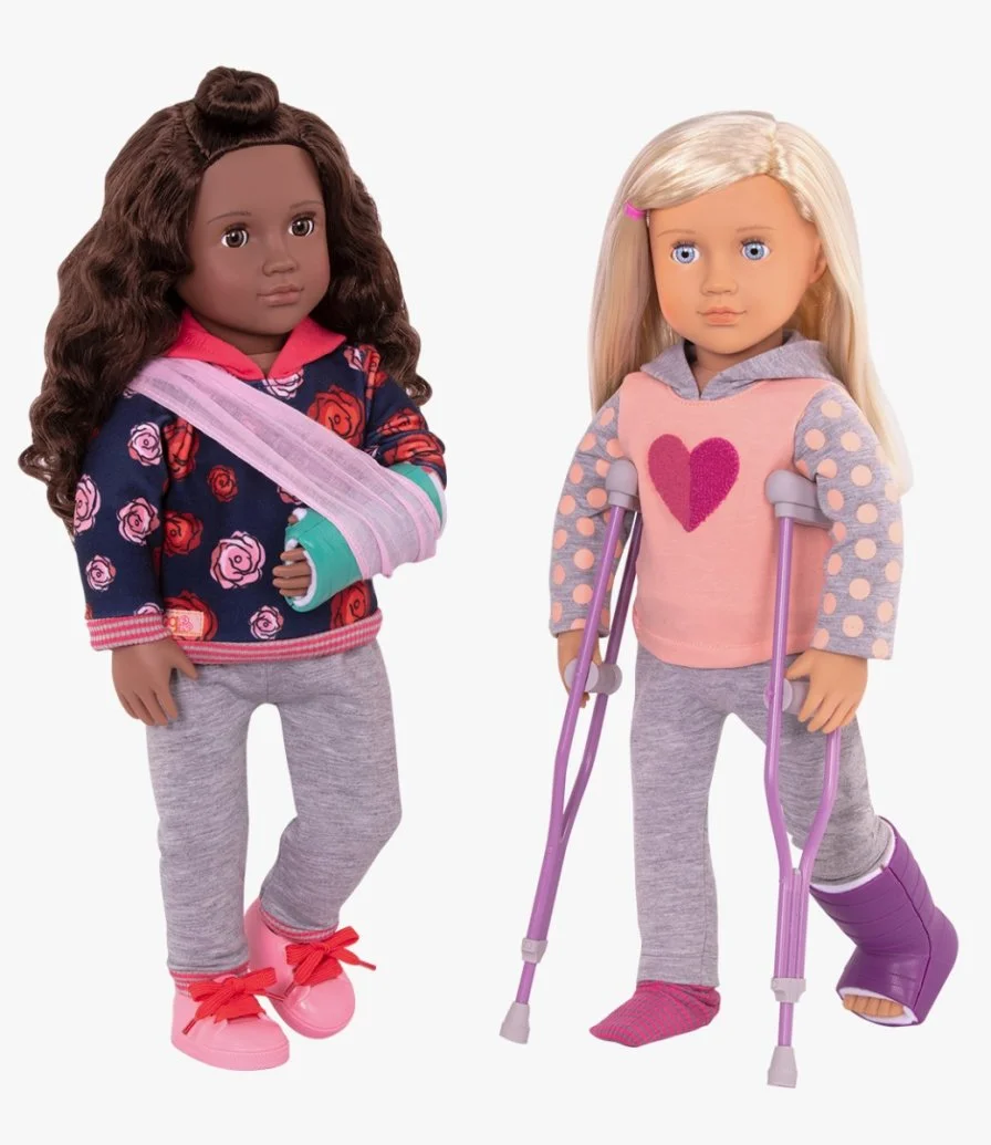 Martha Deluxe Doll with Crutches by Our Generation