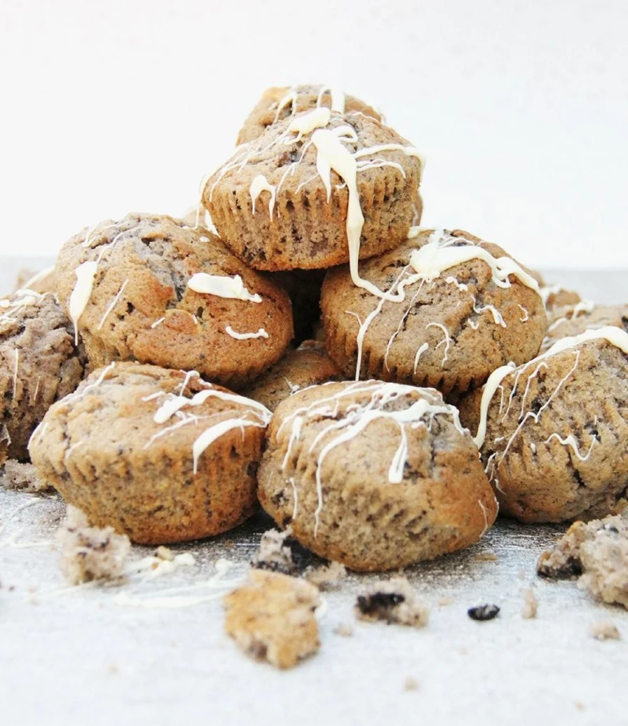 Marvellous Cookies & Crème Muffins By The Bottled Baking Co