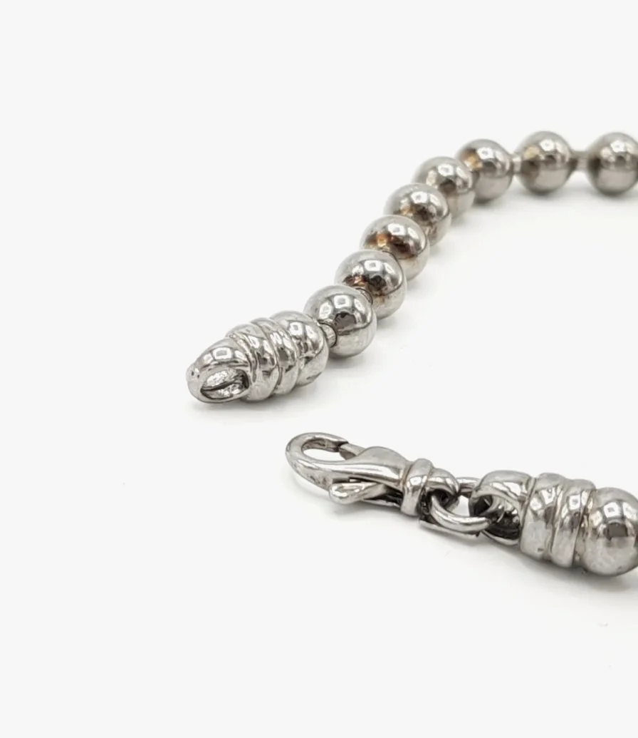 Matte Silver Bracelet by Mecal