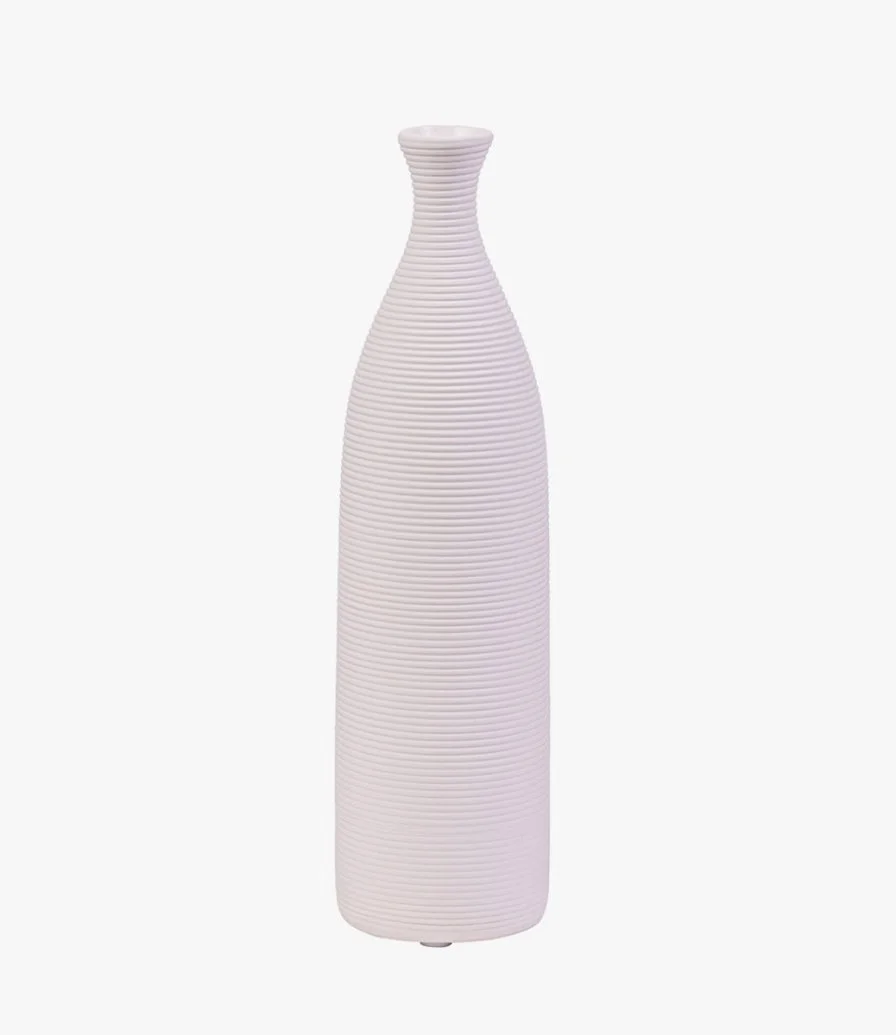 Medium Ceramic Wrinkle Vase by A'ish Home