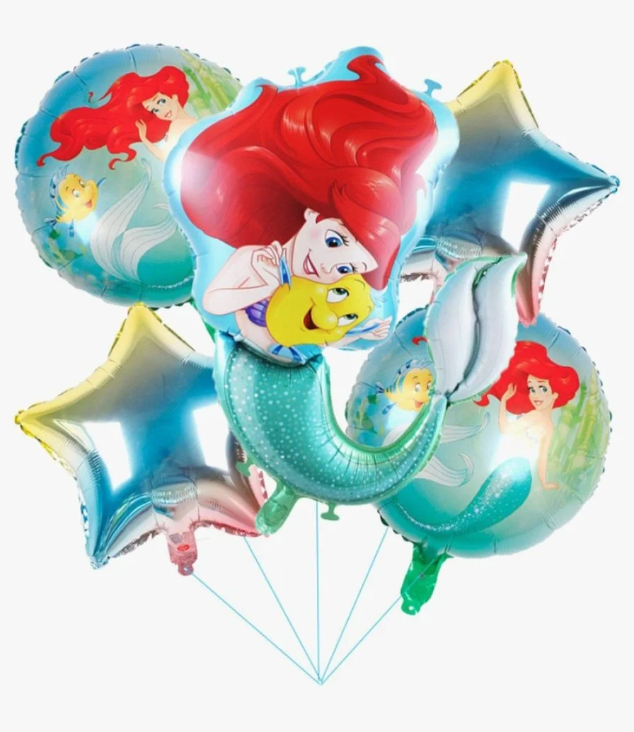 Little Mermaid Foil Balloon Set