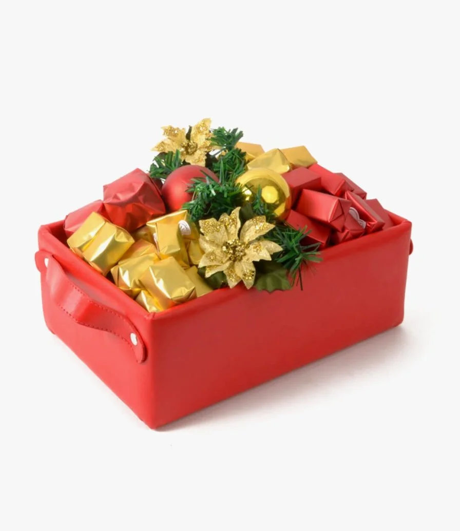 Merry & Bright - Christmas Chocolate Basket 1