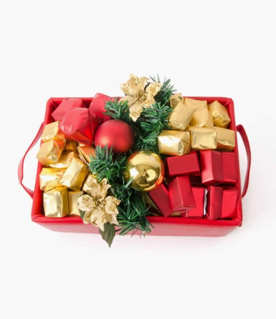 Merry & Bright - Christmas Chocolate Basket 2