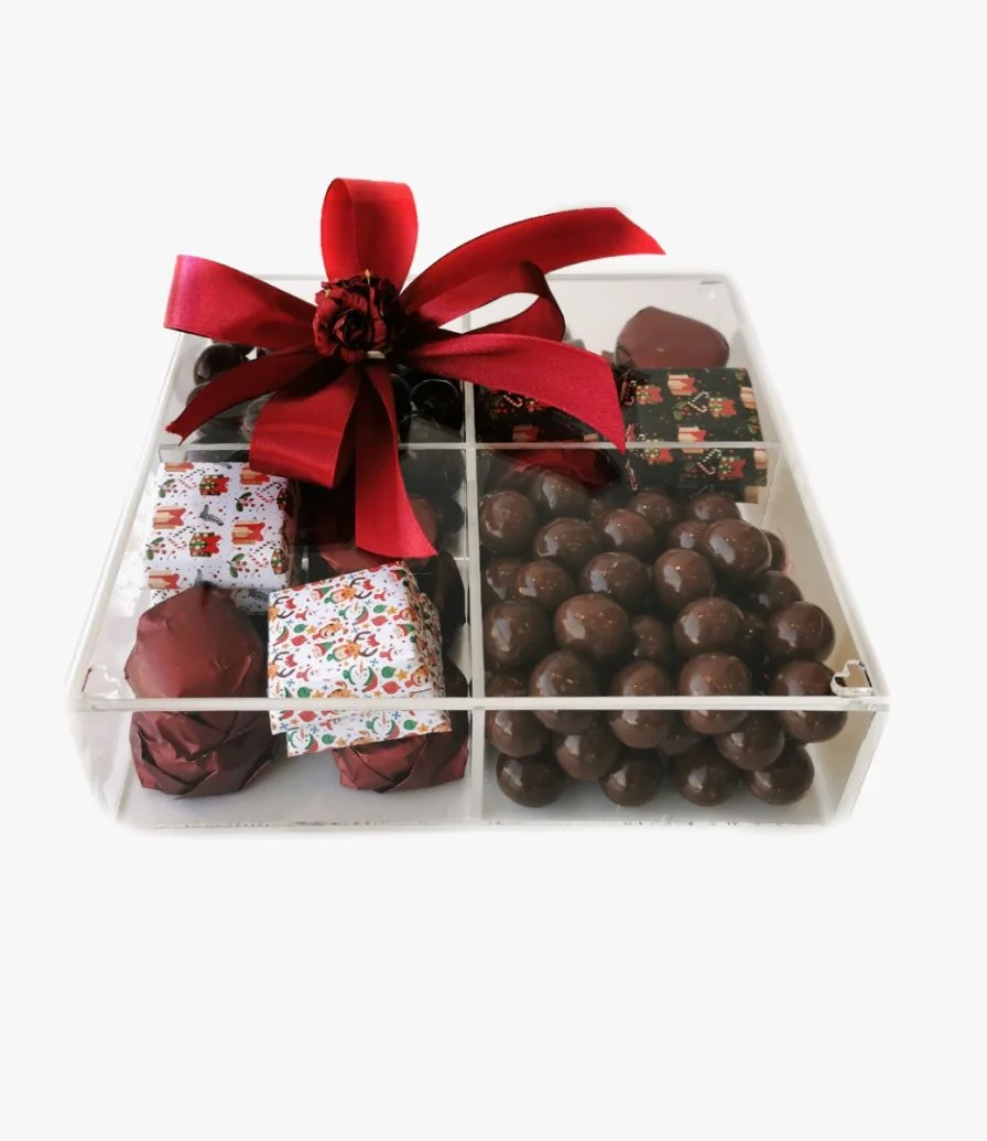 Merry Christmas Acrylic Chocolate Box by Eclat 