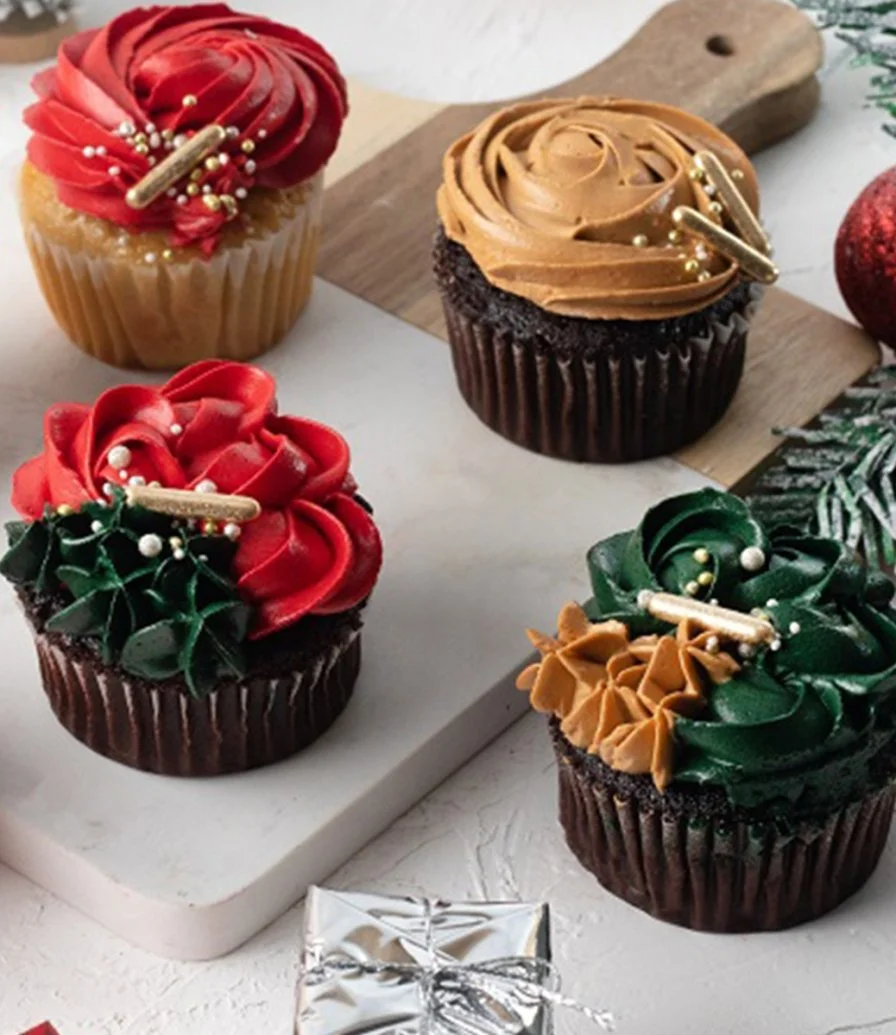 Merry Christmas Cupcakes by Cake Social