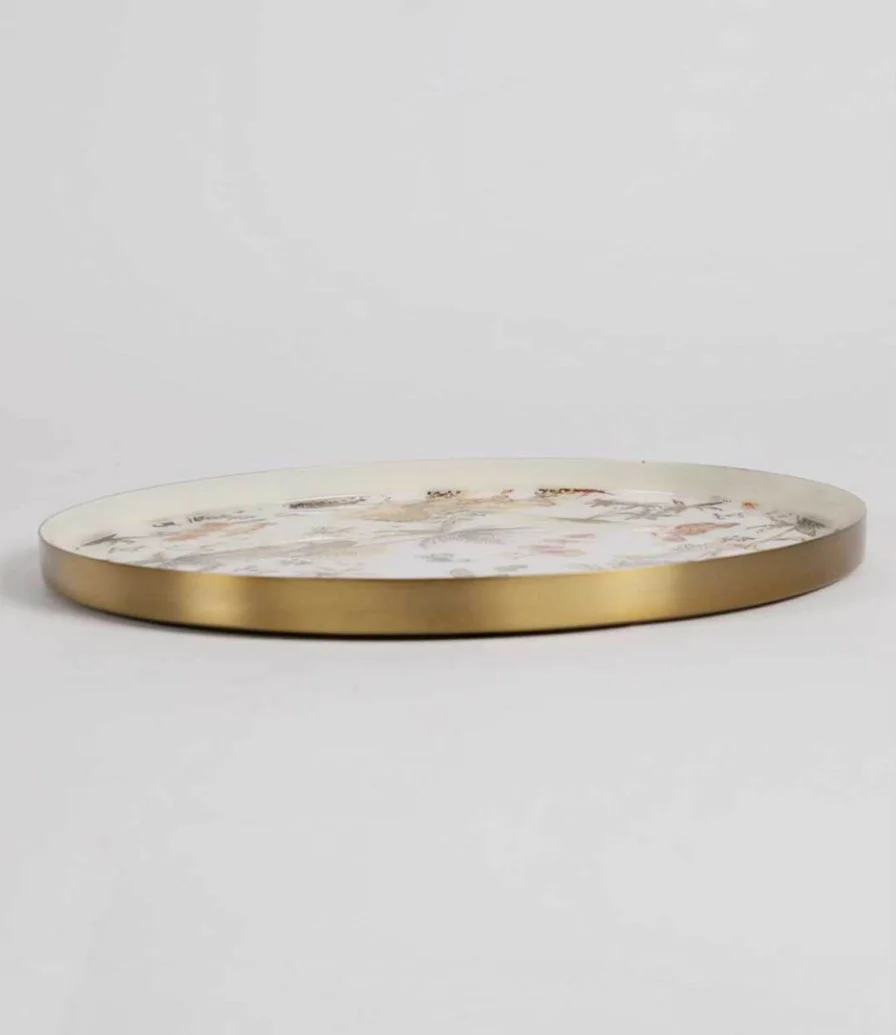 Metal Factory Serving Tray By Blends