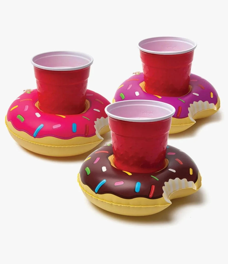 Mini Donut Pool Cup Holders (Pack of 3)