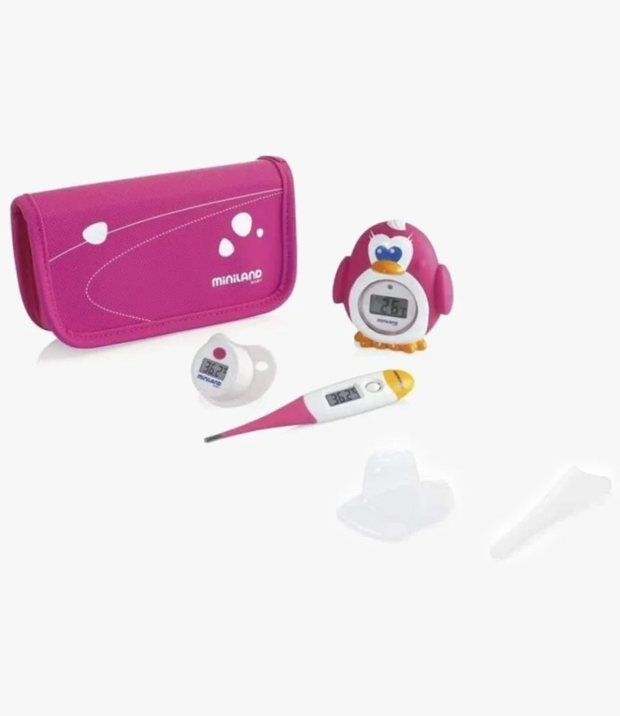 Pink Thermokit Digital Thermometers Set From Miniland