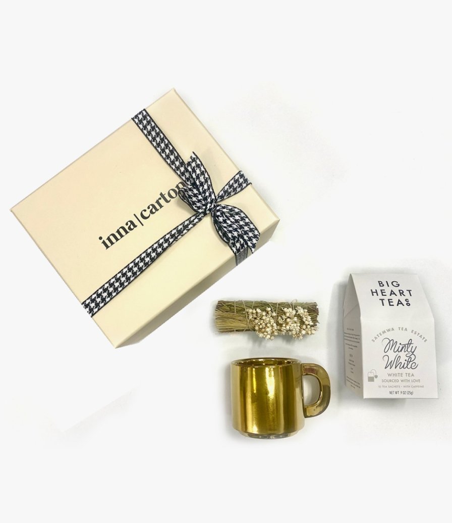 Minty Gold Hamper by Inna Carton