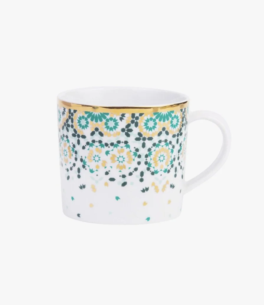 Mirrors Mug With Gift Box - Emerald Green By Silsal*