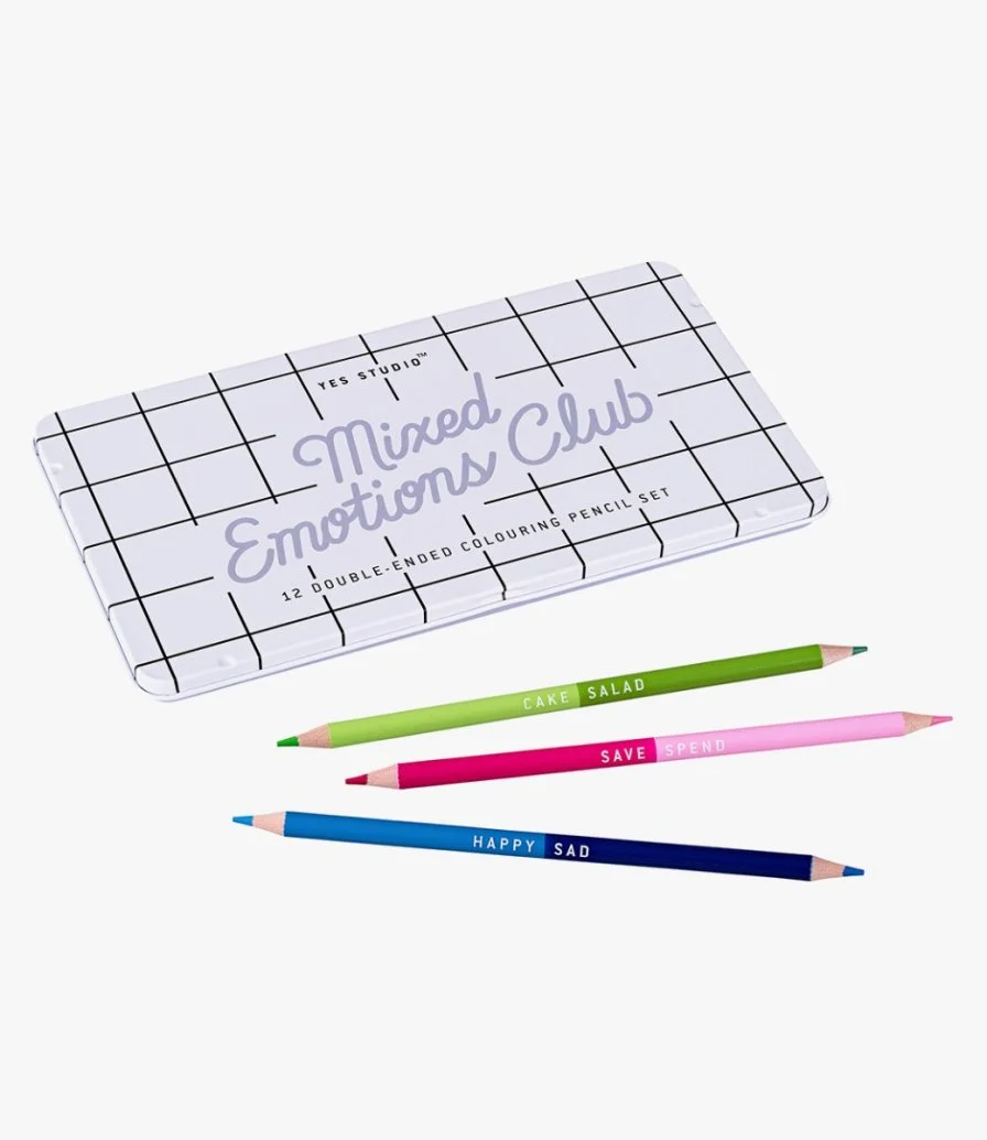  Mixed Emotions Coloring Pencils by Yes Studio
