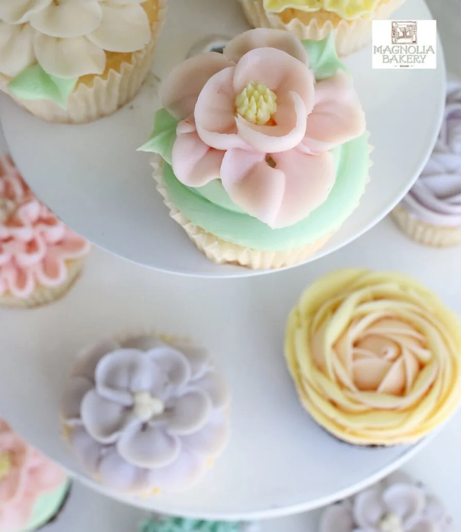 Mother’s Day Bouquet of Flower Cupcakes by Magnolia