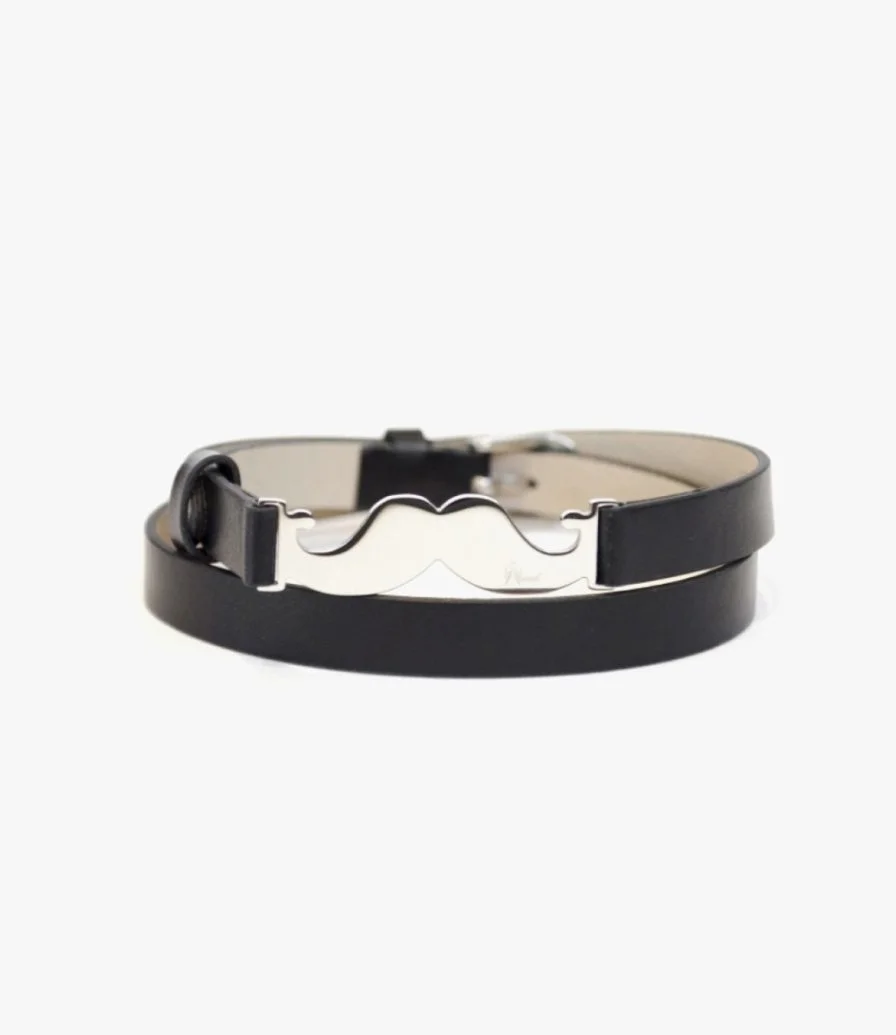 Moustache Bracelet for Personalization by Mecal