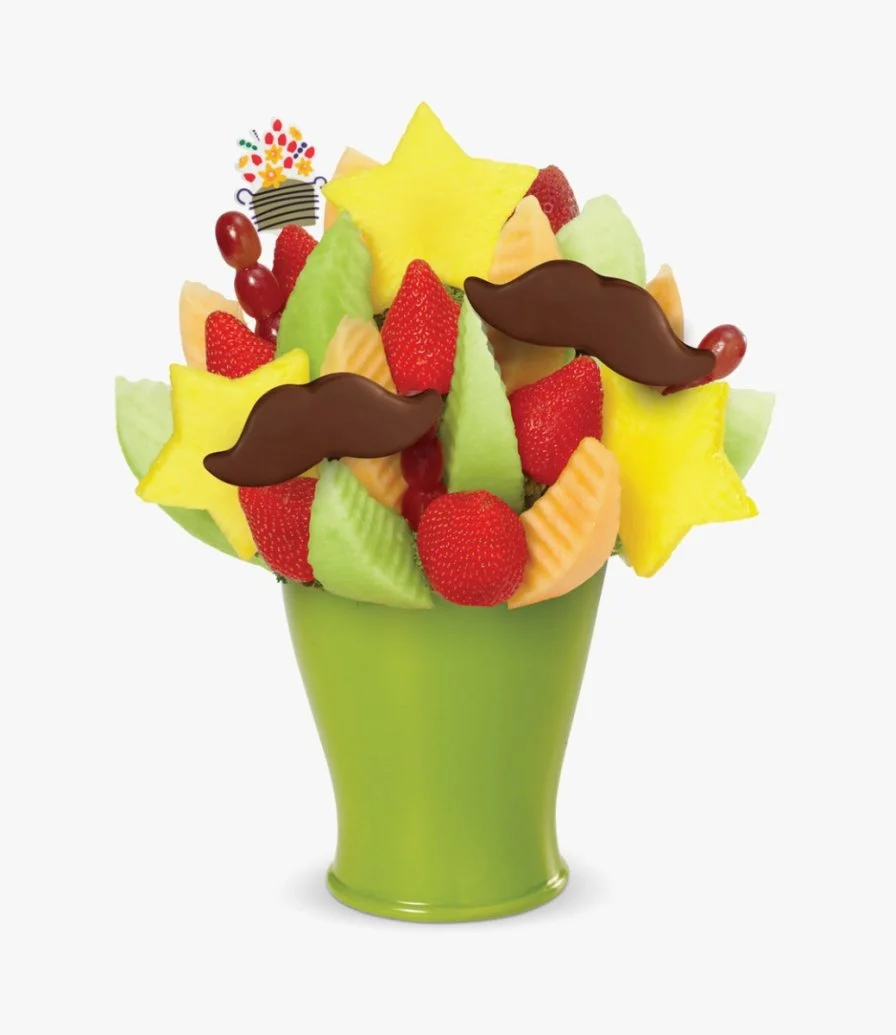 Moustache Celebration Fruit bouquet By Edible Arrangements