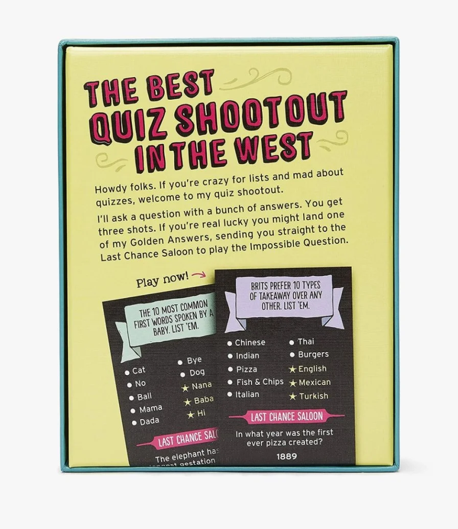 Mr. Lister's Quiz Shootout By Big Potato Games
