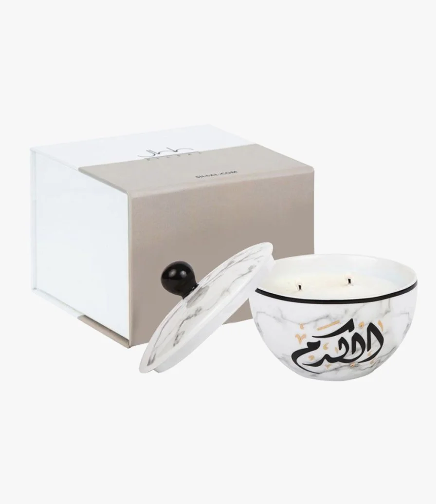 Mulooki Rose Oud Candle (250g) by Silsal