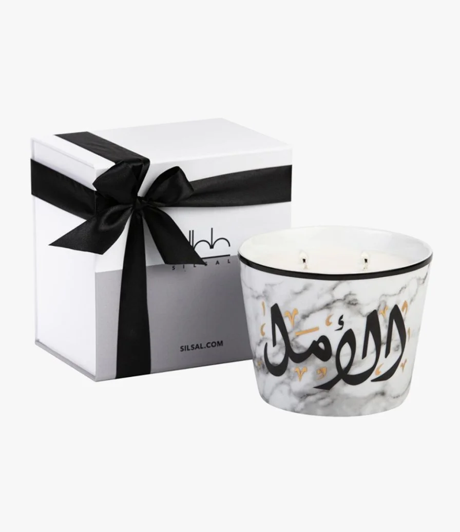 Mulooki Rose Oud Candle (500g) by Silsal
