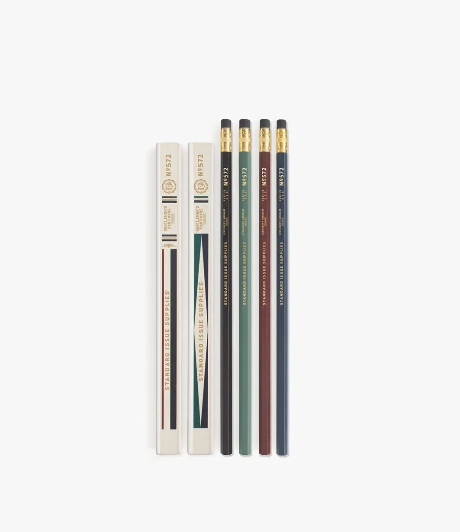Multi-Standard Issue - 2 Carpenter 4 Hex Pencil Set By Gentlemen's Hardware