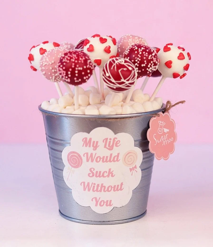 My Life Would Suck Without You Cake Pops by Sugarmoo 