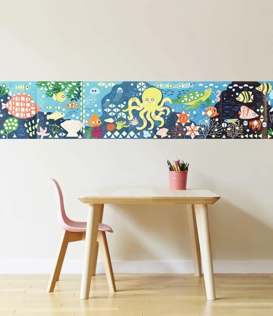 My Sticker Mosaic - Aquarium By Poppik