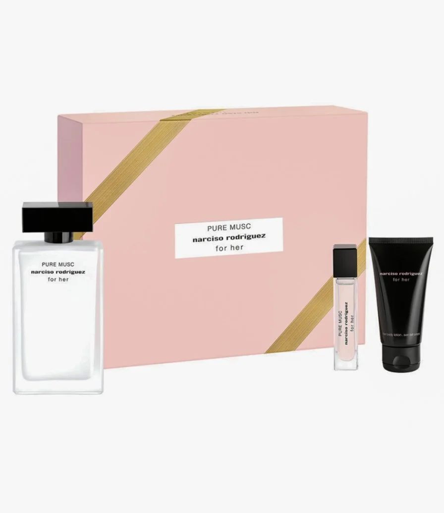 Narciso Rodriguez Pure Musc For Her 100 ml EDP + 10 ml + 50 ml Body lotion