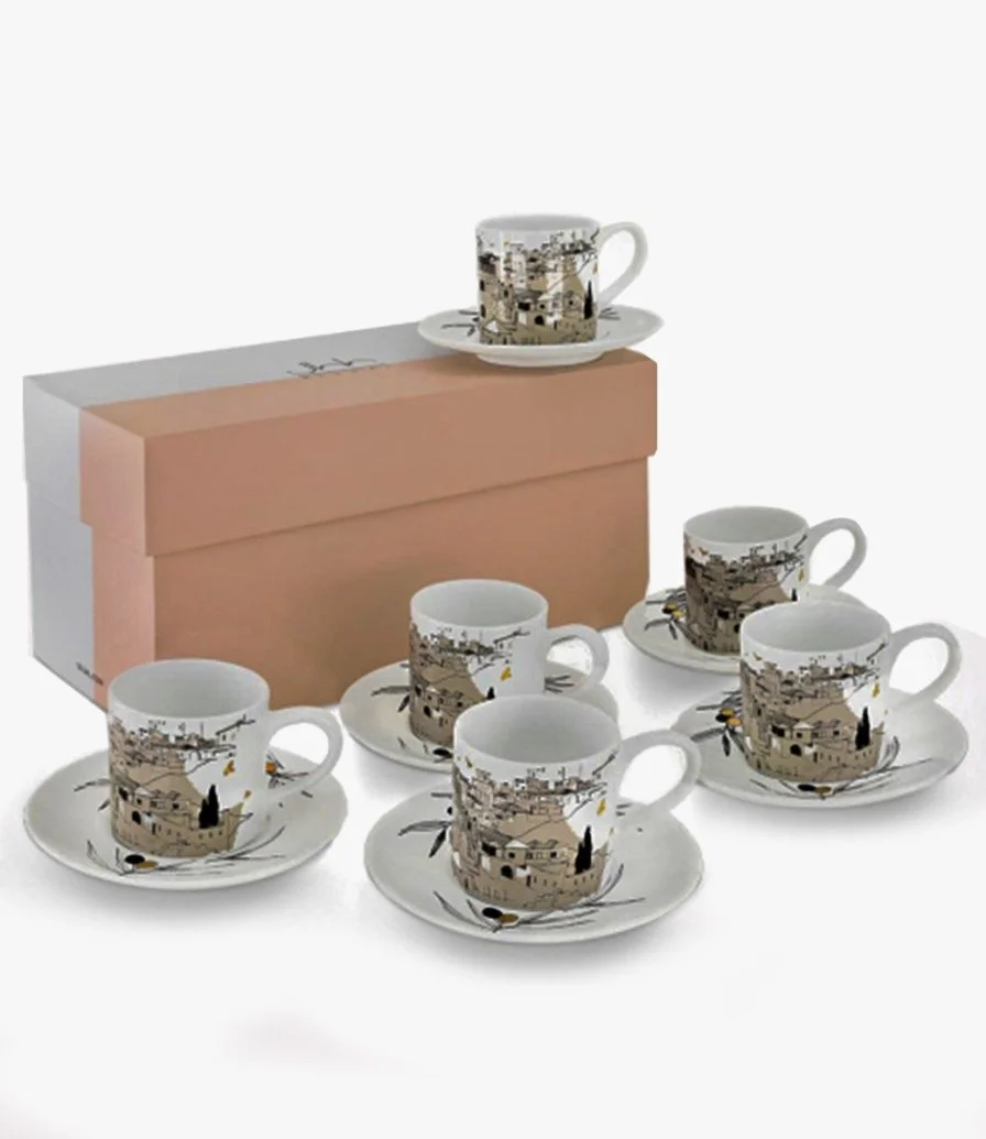 Naseem Espresso Cups Set of 6 by Silsal