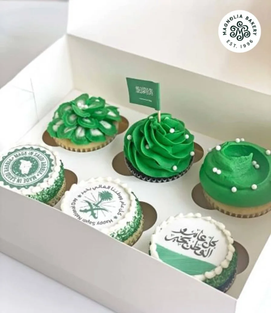 National Day Assorted Cupcake 6pcs By Magnolia Bakery